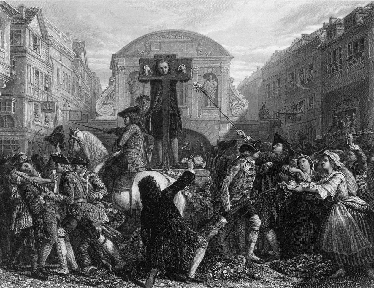 Daniel Defoe a pellengérben alkotó: Charles Armytage