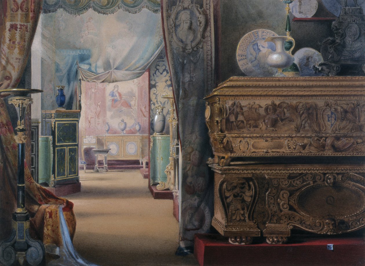 Marlborough House: kilátás a szobákra alkotó: Charles Armytage