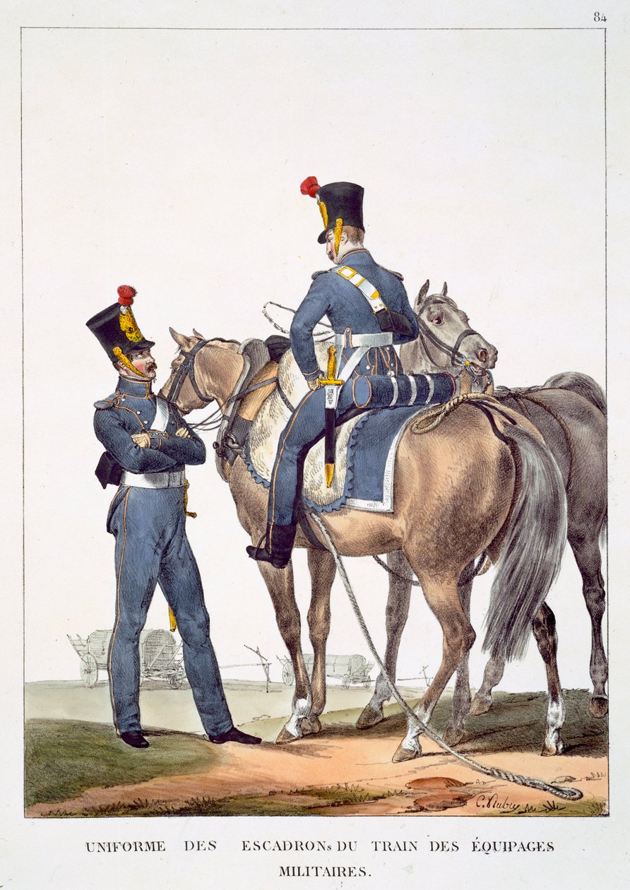 Katonai személyzet vonatszázad egyenruha, a "Collection des Uniforms de