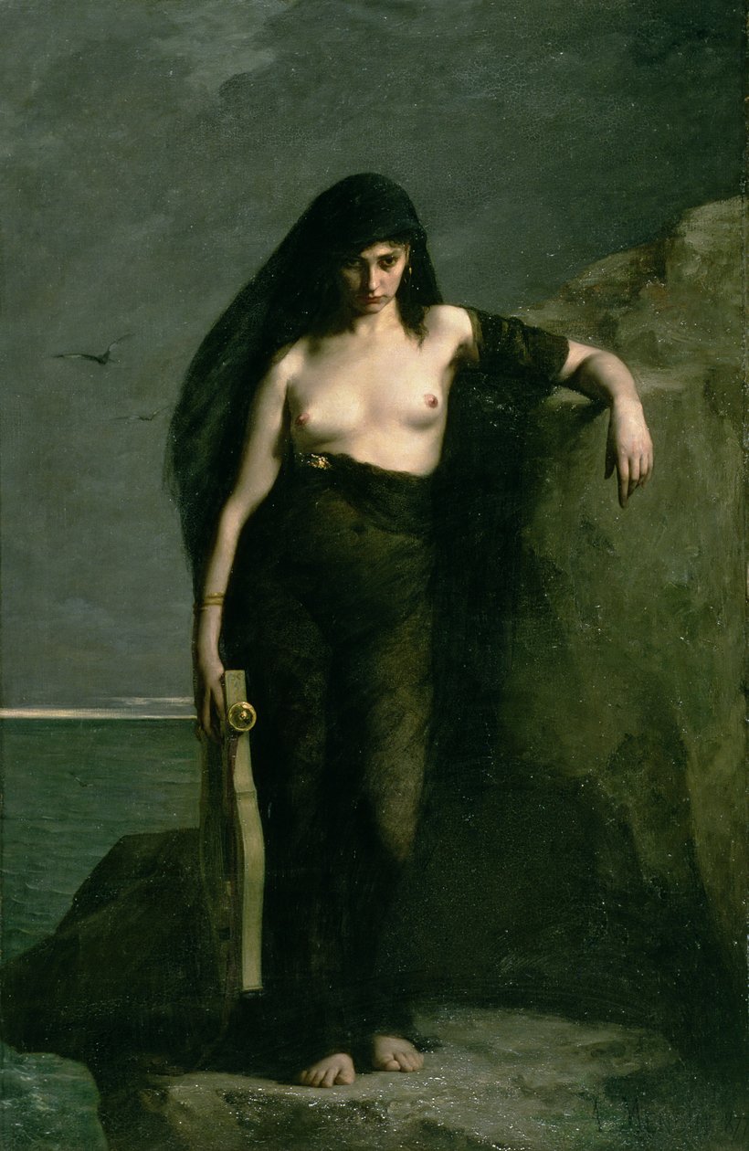 Sappho alkotó: Charles Auguste Mengin