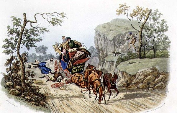"A legjobb kinevezett edzőkkel balesetek történnek!", metszett R.G. Reeve (fl.1811-37) pub. írta Thomas McLean alkotó: Charles B. (after) Newhouse