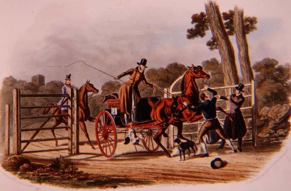 "Egy alázatos kapuőr", metszett R.G. Reeve (fl.1811-37) pub. írta Thomas McLean alkotó: Charles B. (after) Newhouse