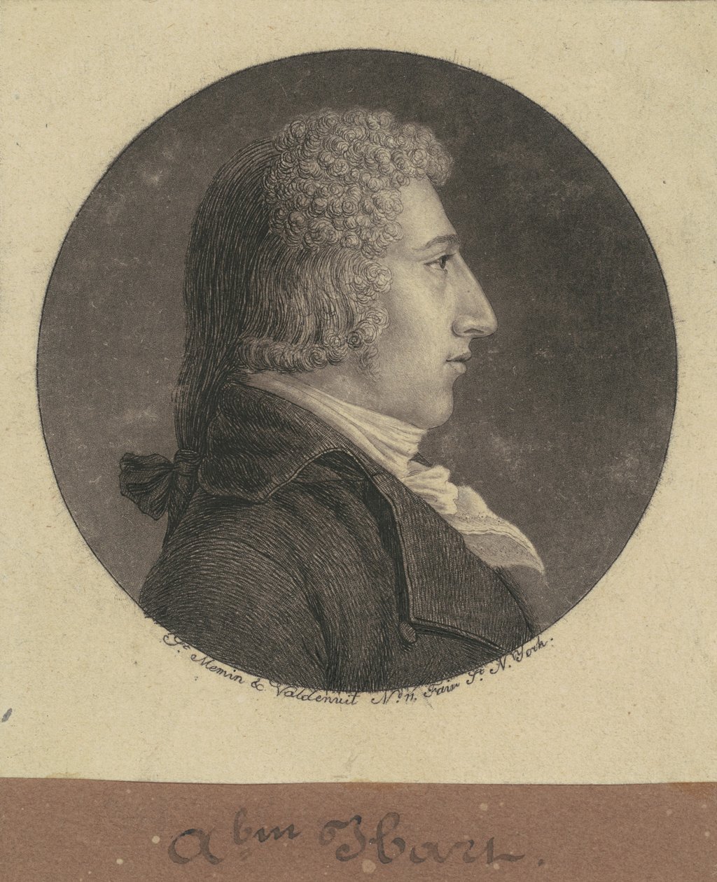 Ábrahám Hart alkotó: Charles B. J. Févret de Saint Mémin