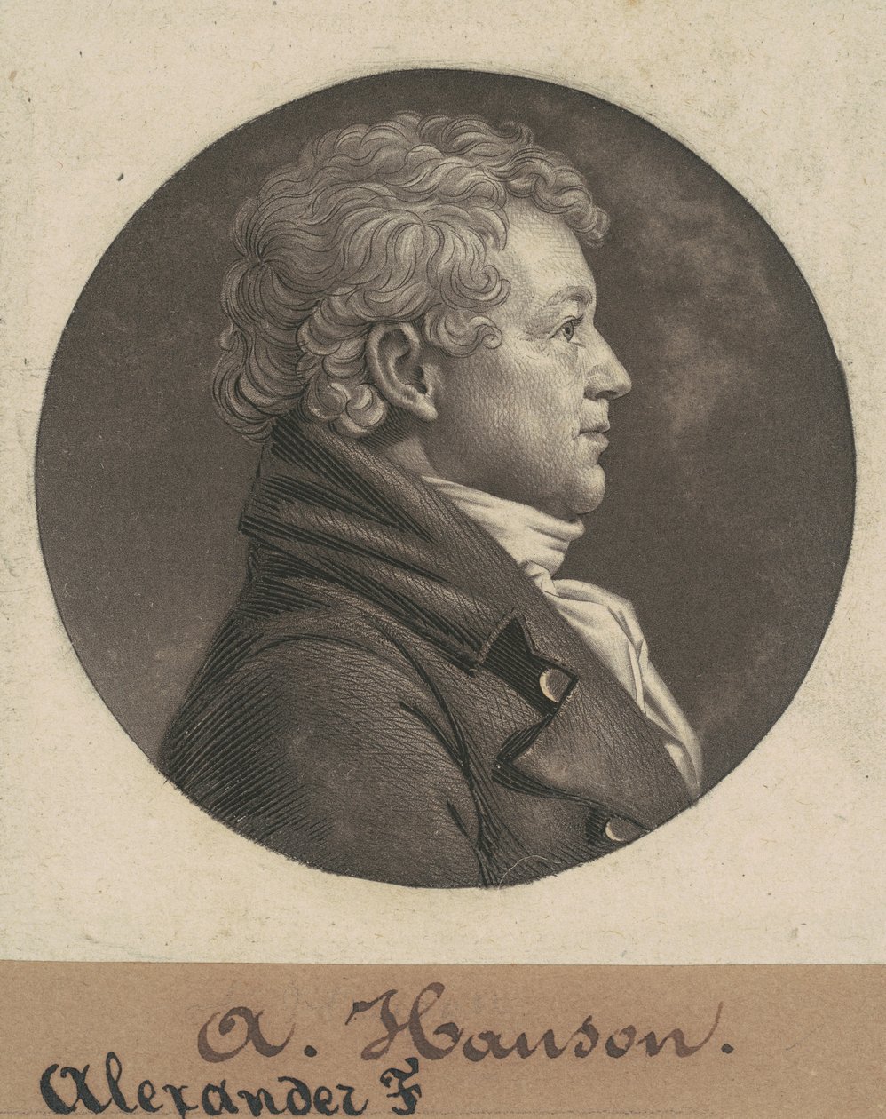 Alexander Contee Hanson alkotó: Charles B. J. Févret de Saint Mémin