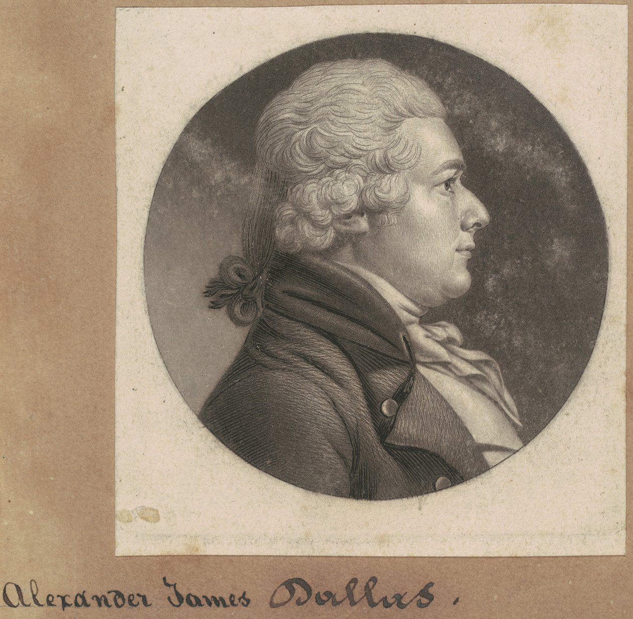 Alexander James Dallas alkotó: Charles B. J. Févret de Saint Mémin