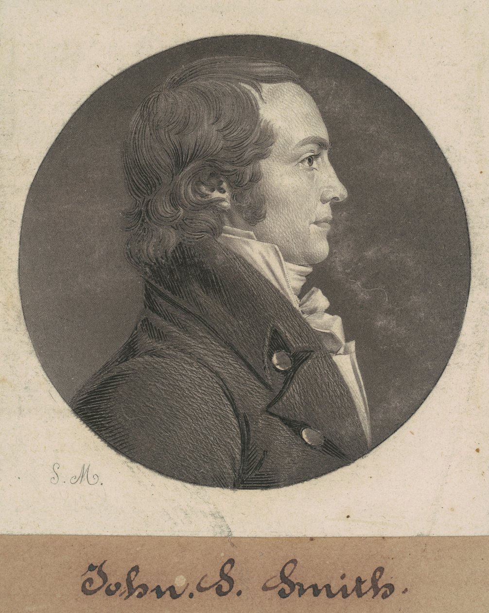 Sándor Smyth alkotó: Charles B. J. Févret de Saint Mémin