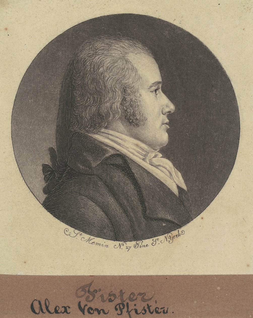 Alexander von Pfister alkotó: Charles B. J. Févret de Saint Mémin