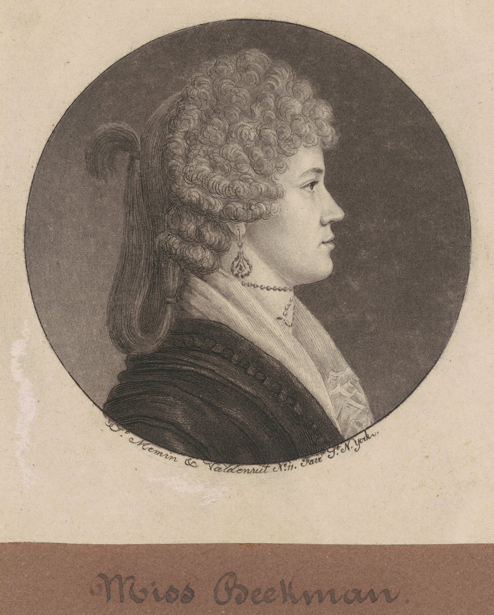 Ann Beekman alkotó: Charles B. J. Févret de Saint Mémin