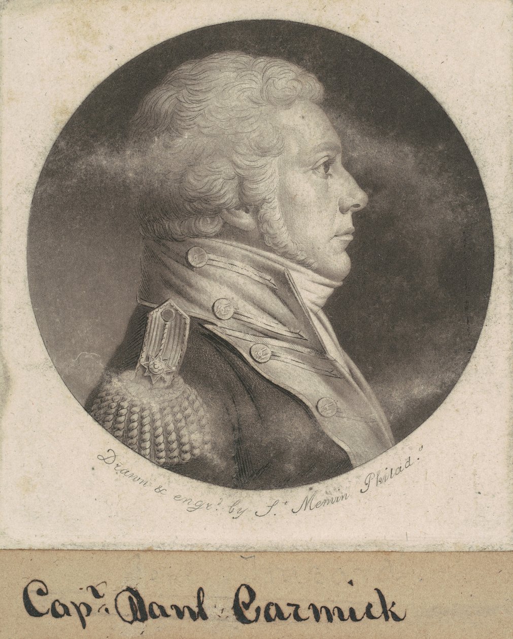 Anne-Louis de Tousard alkotó: Charles B. J. Févret de Saint Mémin