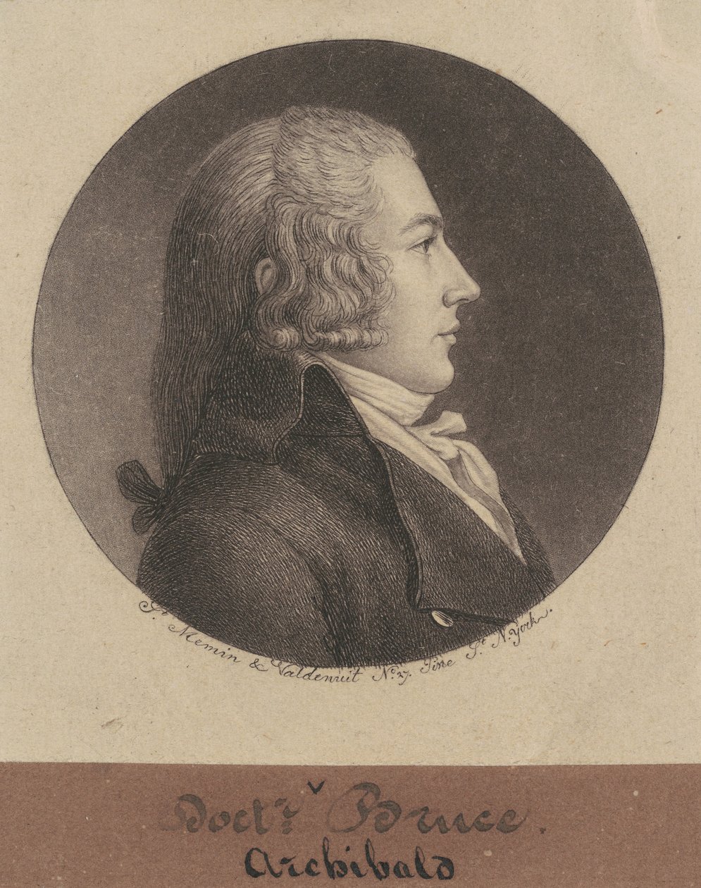 Archibald Bruce alkotó: Charles B. J. Févret de Saint Mémin