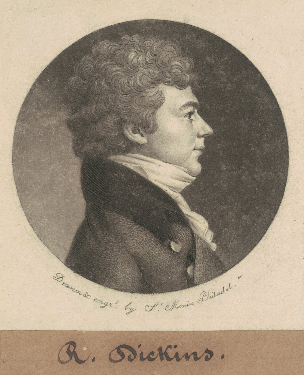 Asbury Dickins alkotó: Charles B. J. Févret de Saint Mémin