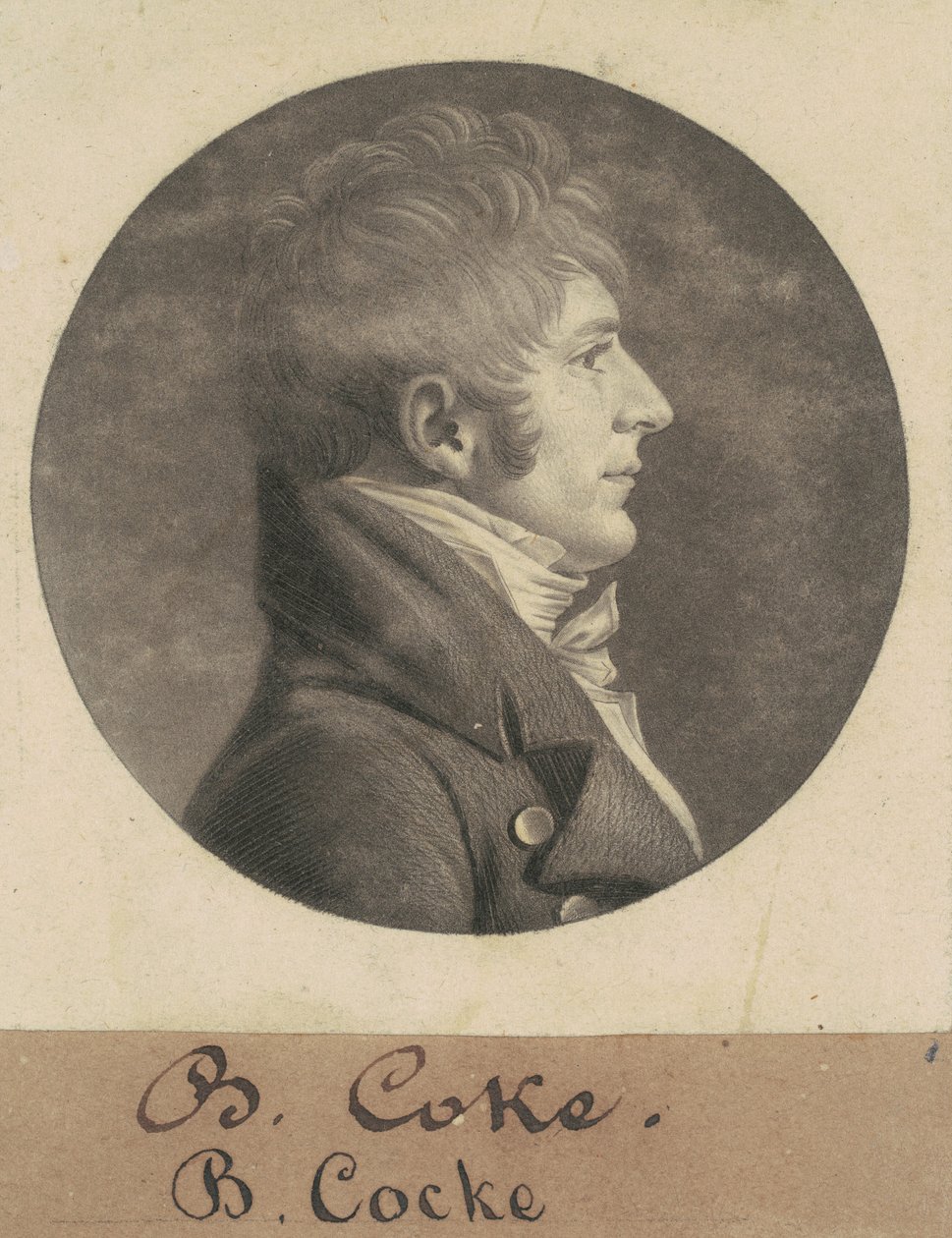 Benjamin Cocke alkotó: Charles B. J. Févret de Saint Mémin