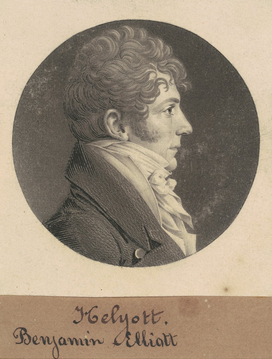 Benjamin Elliott alkotó: Charles B. J. Févret de Saint Mémin