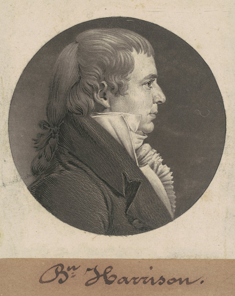 Benjamin Harrison alkotó: Charles B. J. Févret de Saint Mémin