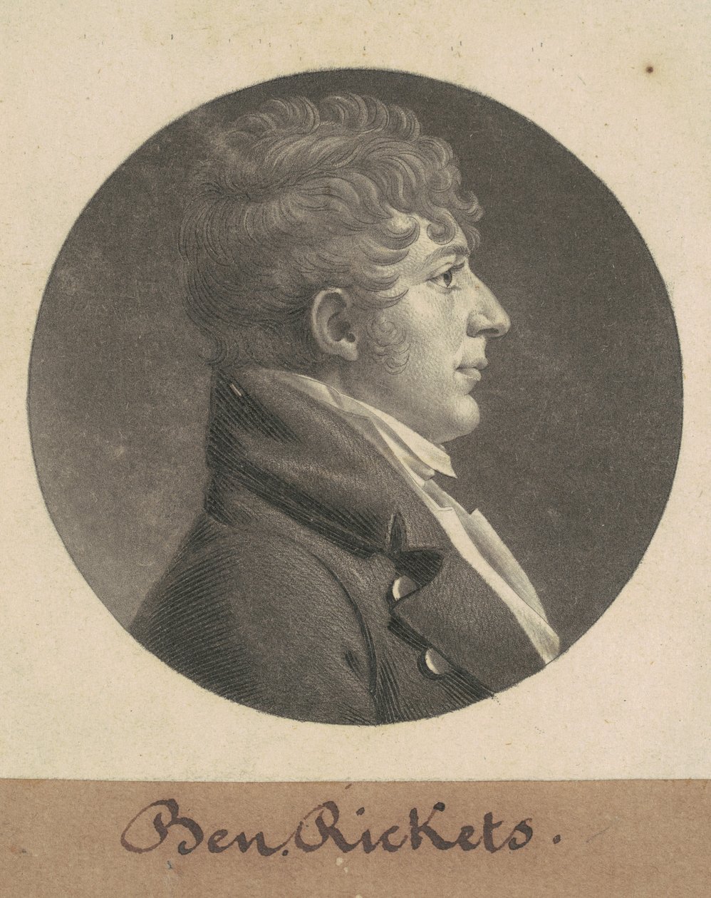 Benjamin Ricketts alkotó: Charles B. J. Févret de Saint Mémin