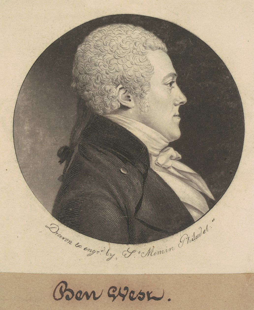 Benjamin West alkotó: Charles B. J. Févret de Saint Mémin