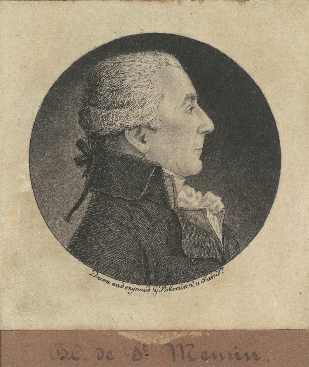 Benigne-Charles Févret, Saint-Mémin alkotó: Charles B. J. Févret de Saint Mémin