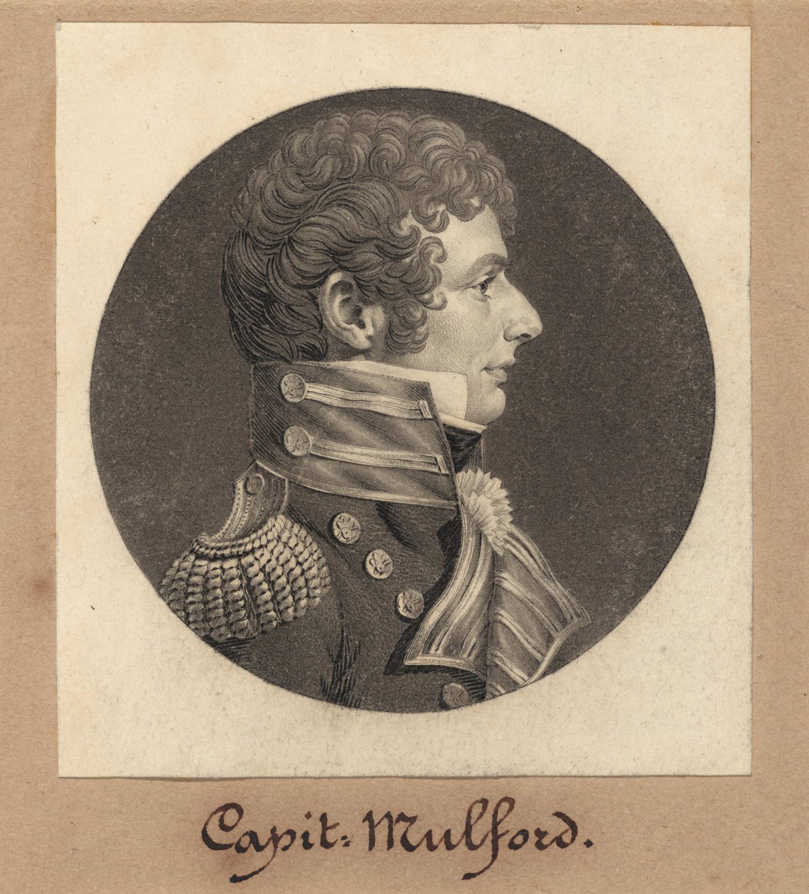 Clarence Mulford kapitány alkotó: Charles B. J. Févret de Saint Mémin