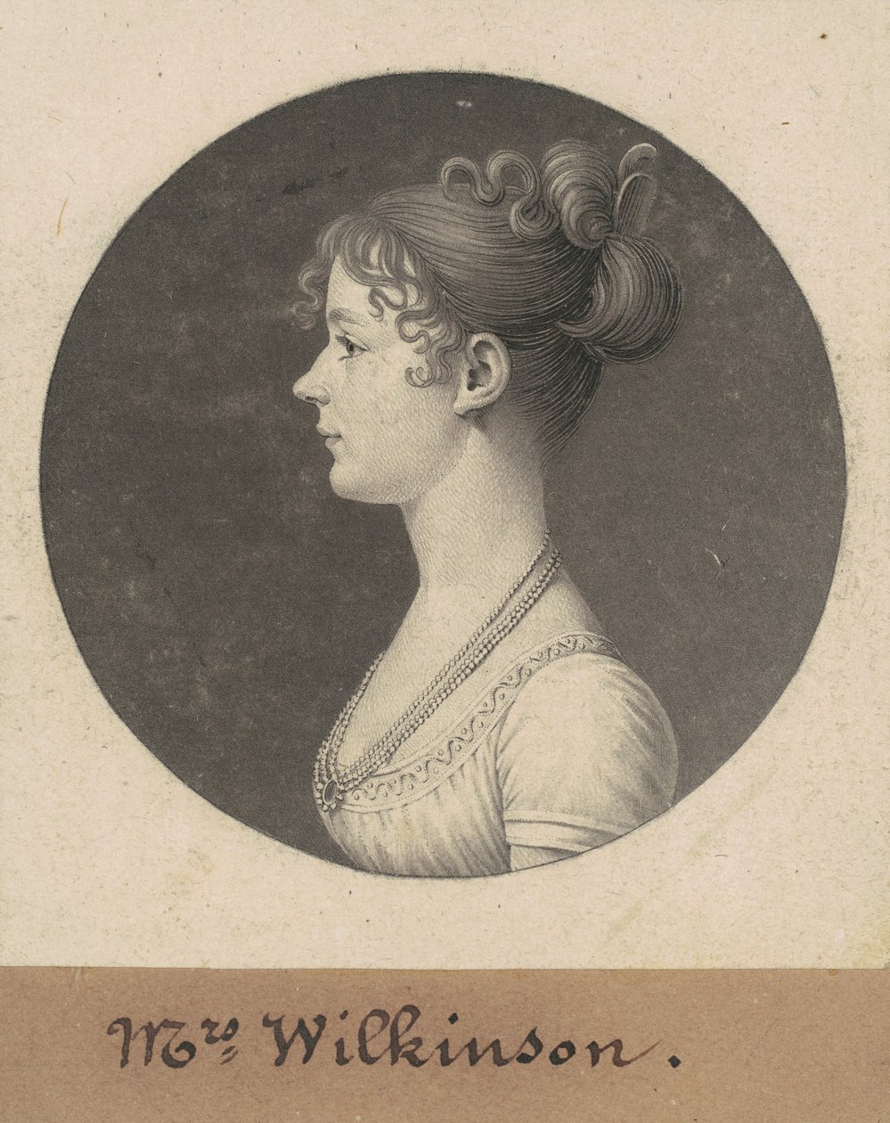 Catherine Andrews Wilkinson alkotó: Charles B. J. Févret de Saint Mémin
