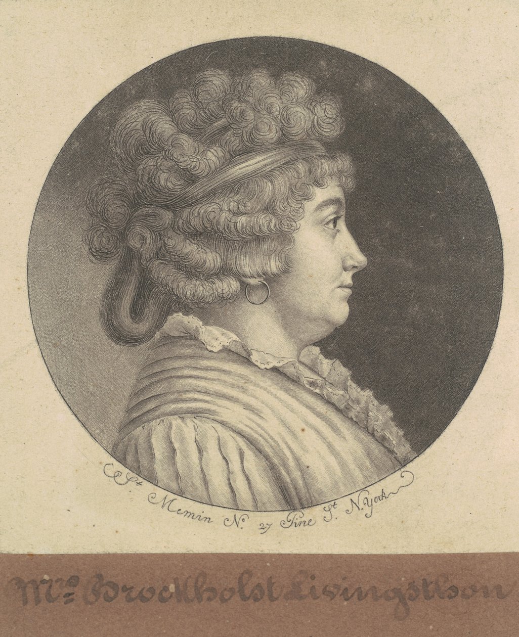 Catherine Kettle Bag Livingston alkotó: Charles B. J. Févret de Saint Mémin