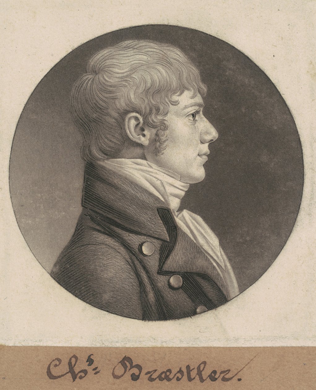 Braestler Károly alkotó: Charles B. J. Févret de Saint Mémin