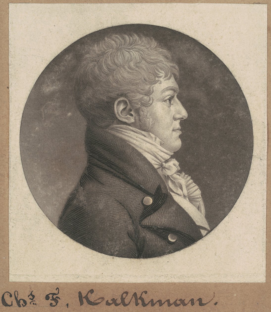 Charles F. Kalkman alkotó: Charles B. J. Févret de Saint Mémin