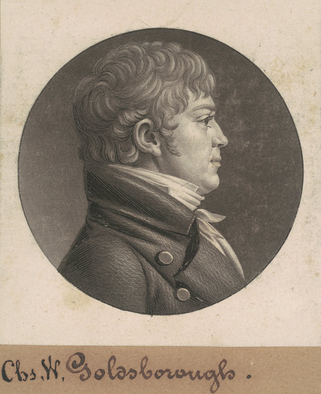 Charles W. Goldsborough alkotó: Charles B. J. Févret de Saint Mémin