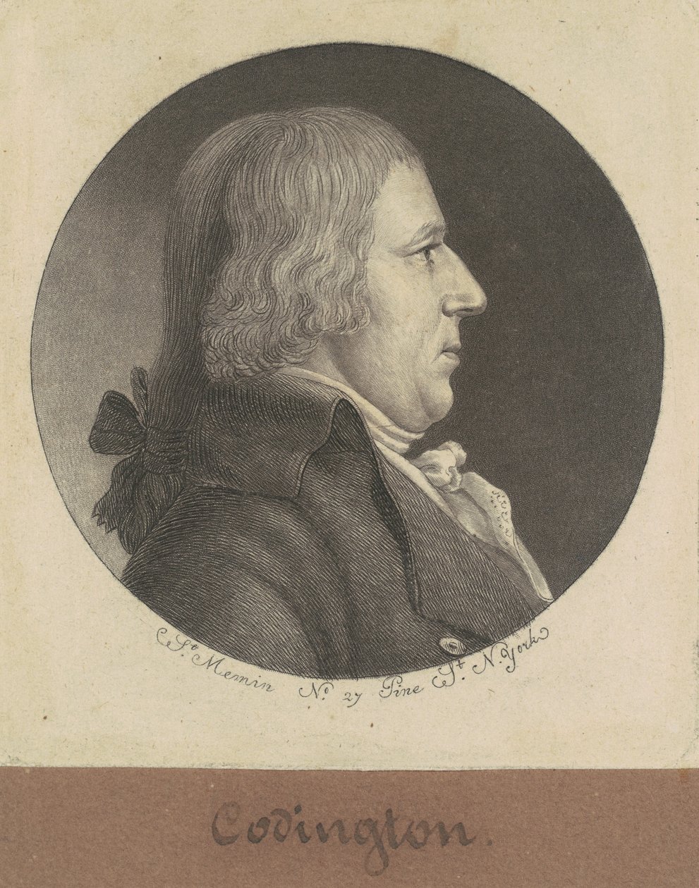 Coddington alkotó: Charles B. J. Févret de Saint Mémin