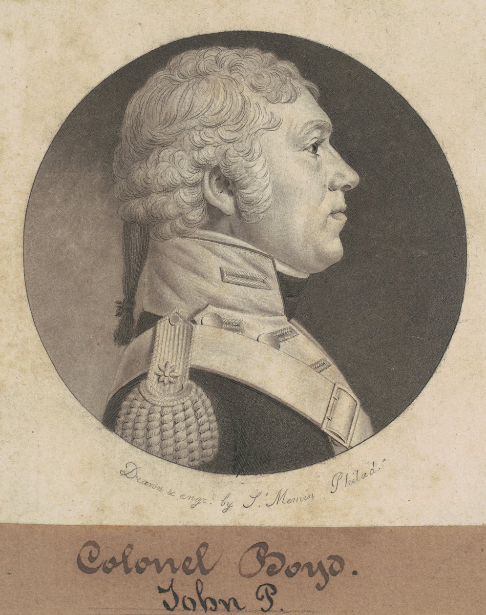 Boyd ezredes alkotó: Charles B. J. Févret de Saint Mémin