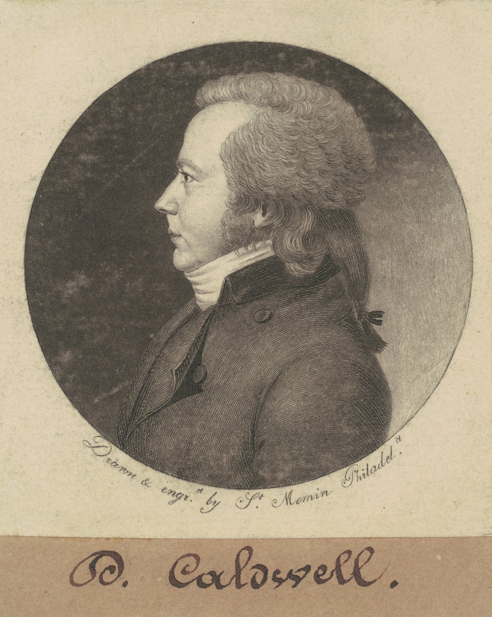 David Caldwell alkotó: Charles B. J. Févret de Saint Mémin