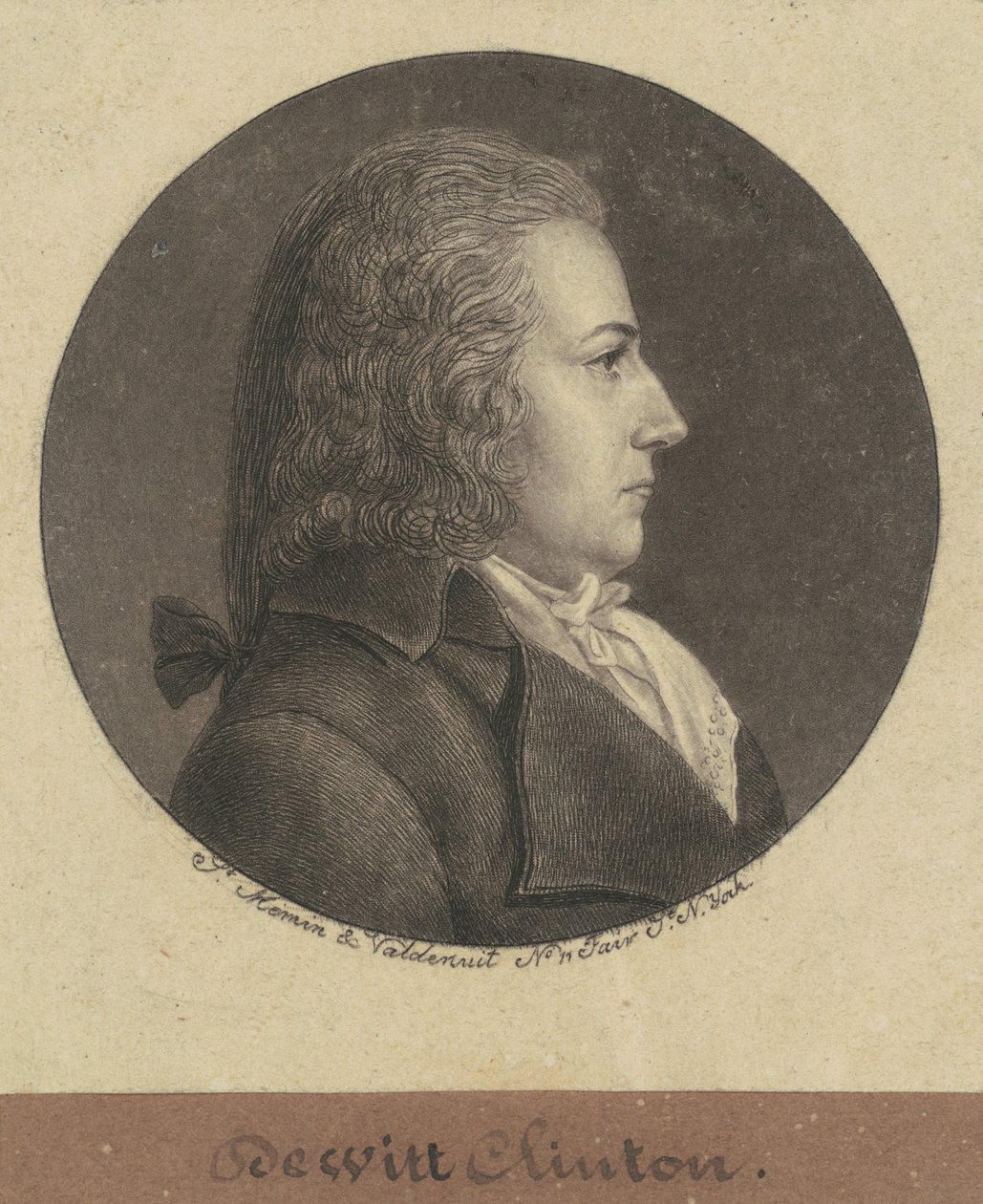 DeWitt Clinton alkotó: Charles B. J. Févret de Saint Mémin