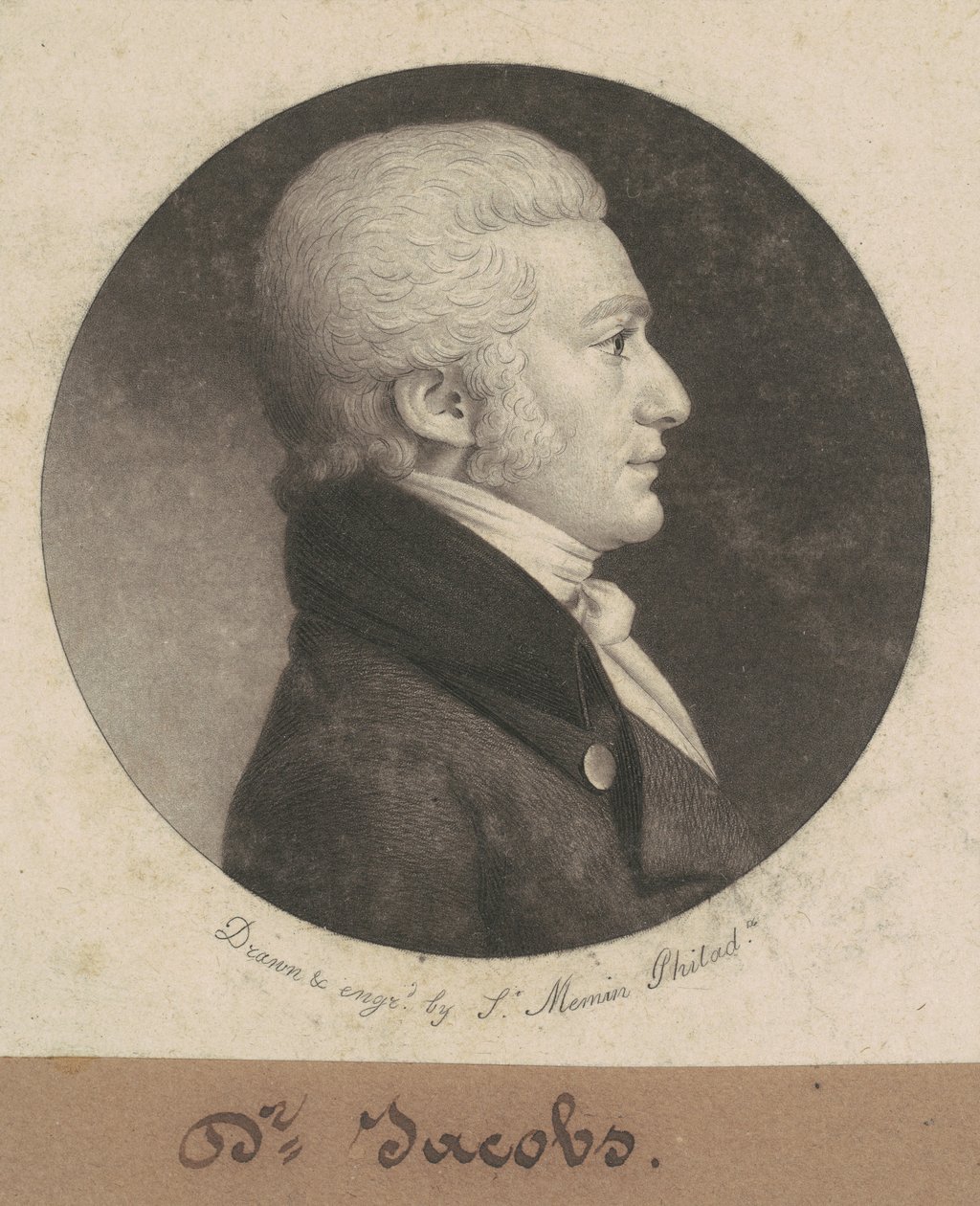 Dr. Jacobs alkotó: Charles B. J. Févret de Saint Mémin