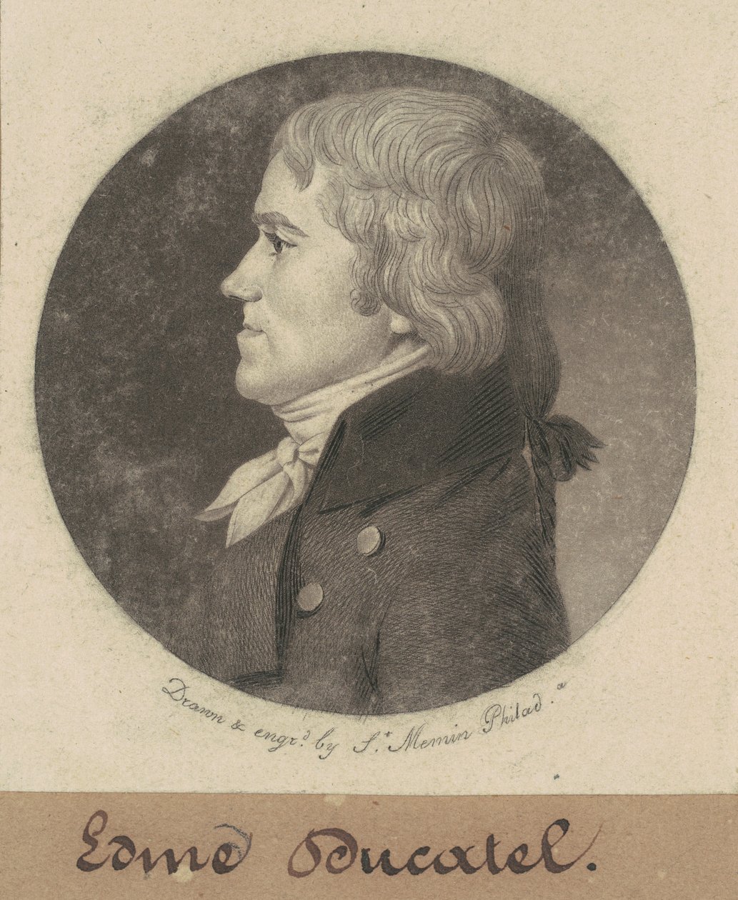 Edme Ducatel alkotó: Charles B. J. Févret de Saint Mémin