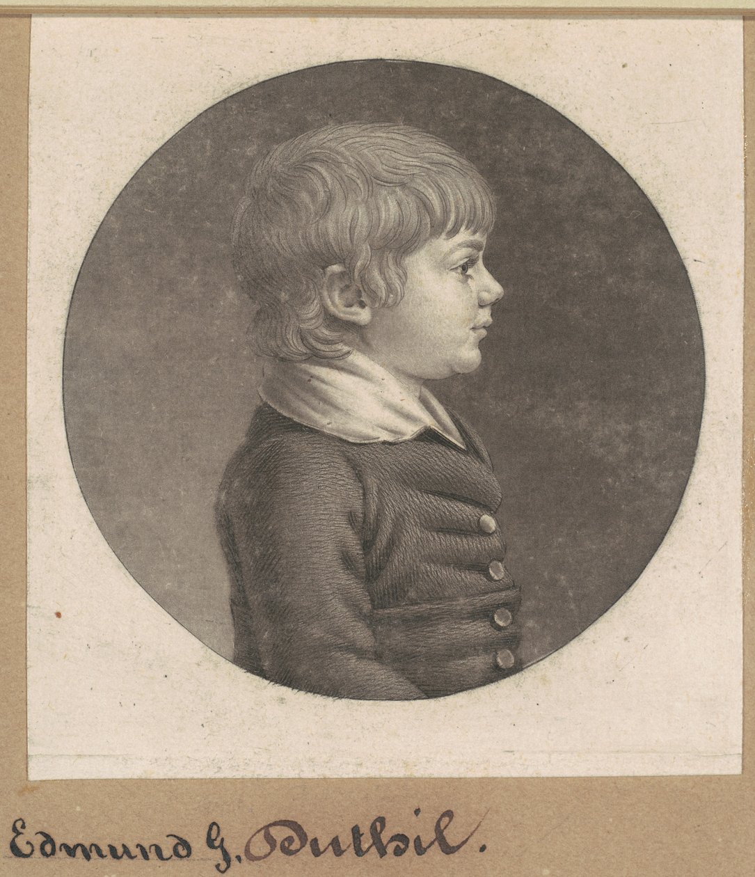 Edmund G. Dutilh alkotó: Charles B. J. Févret de Saint Mémin