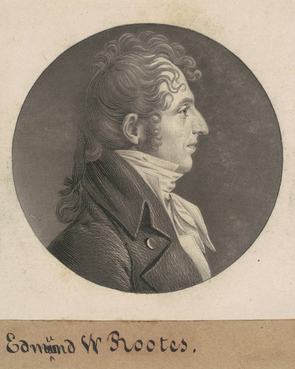 Edmund Wilcox Rootes alkotó: Charles B. J. Févret de Saint Mémin
