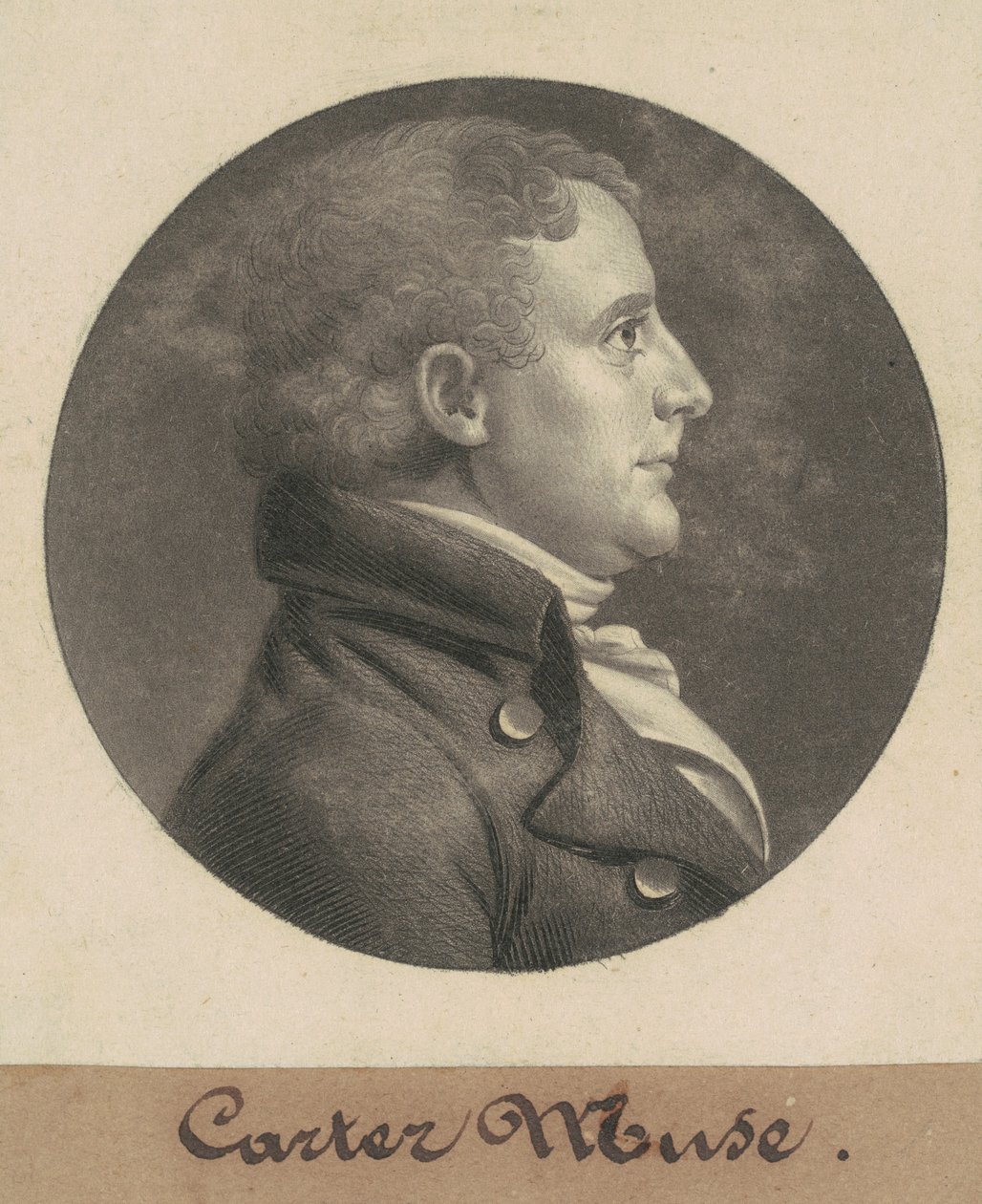 Edward Carter alkotó: Charles B. J. Févret de Saint Mémin
