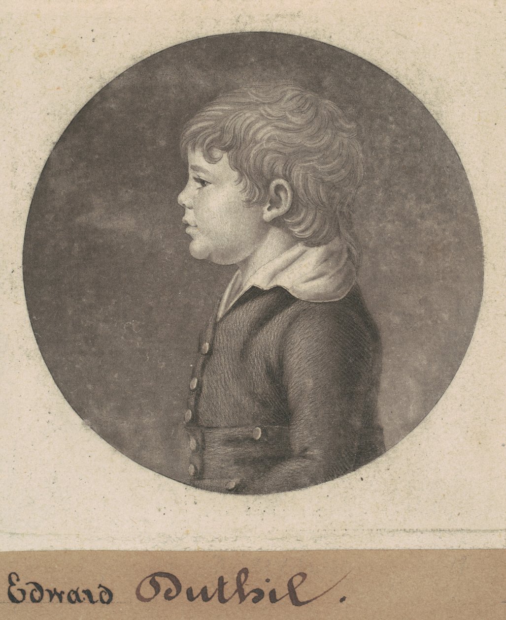 Edward Dutilh alkotó: Charles B. J. Févret de Saint Mémin