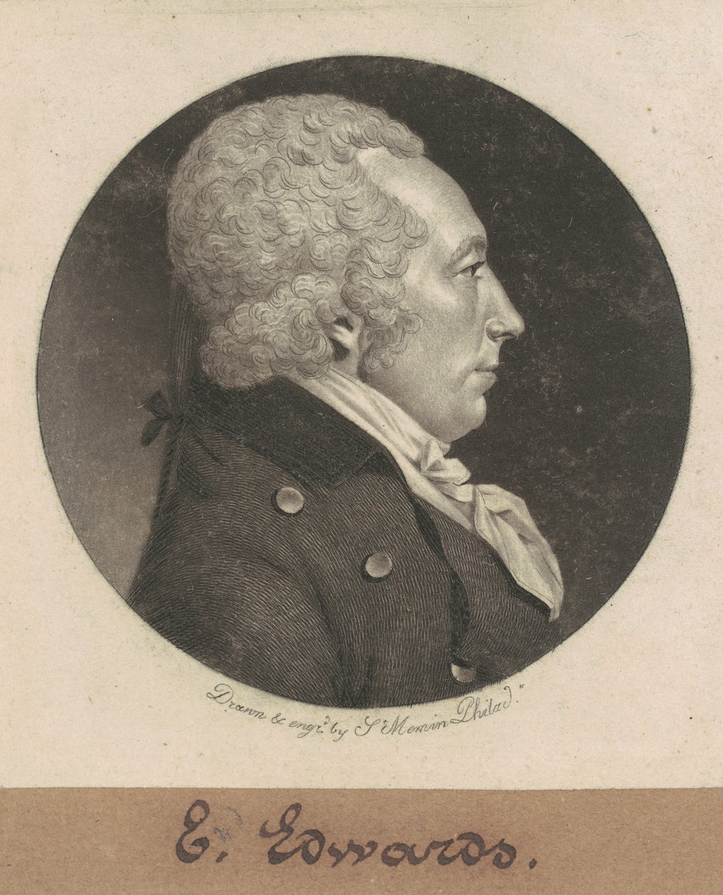 Edward Edwards alkotó: Charles B. J. Févret de Saint Mémin