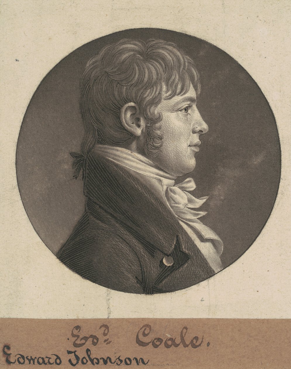Edward Johnson Coale alkotó: Charles B. J. Févret de Saint Mémin