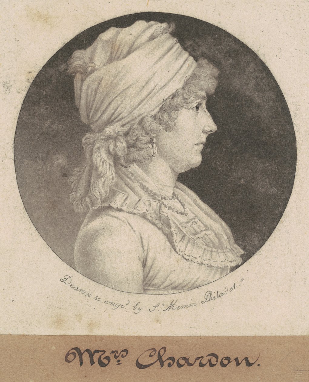 Eleanor Rawle Chardon alkotó: Charles B. J. Févret de Saint Mémin
