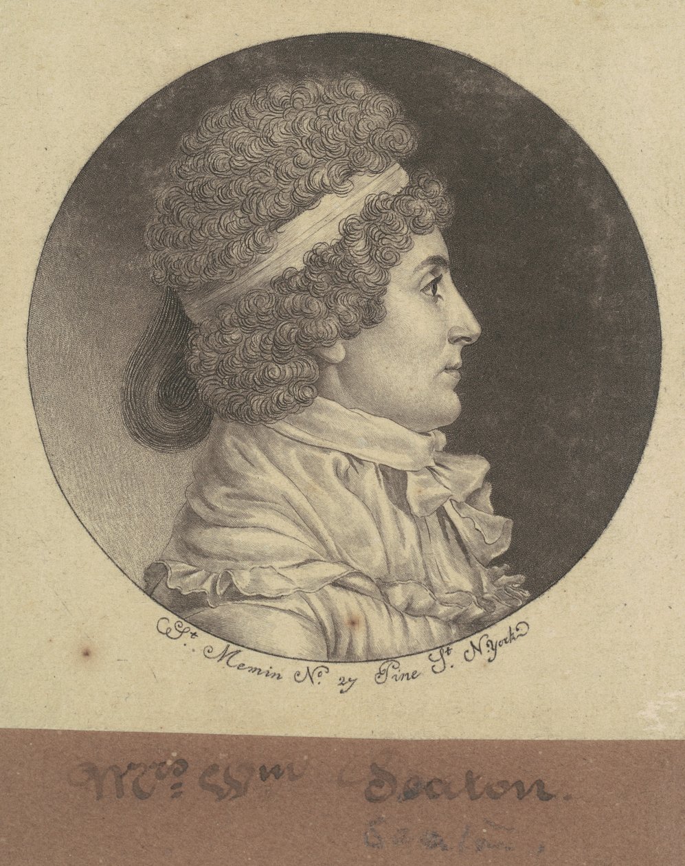 Elizabeth Ann Bayley Seton alkotó: Charles B. J. Févret de Saint Mémin