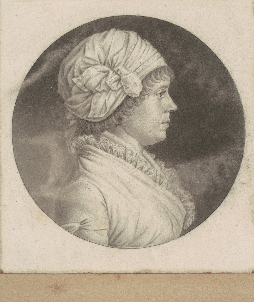 Elizabeth Rittenhouse őrmester alkotó: Charles B. J. Févret de Saint Mémin