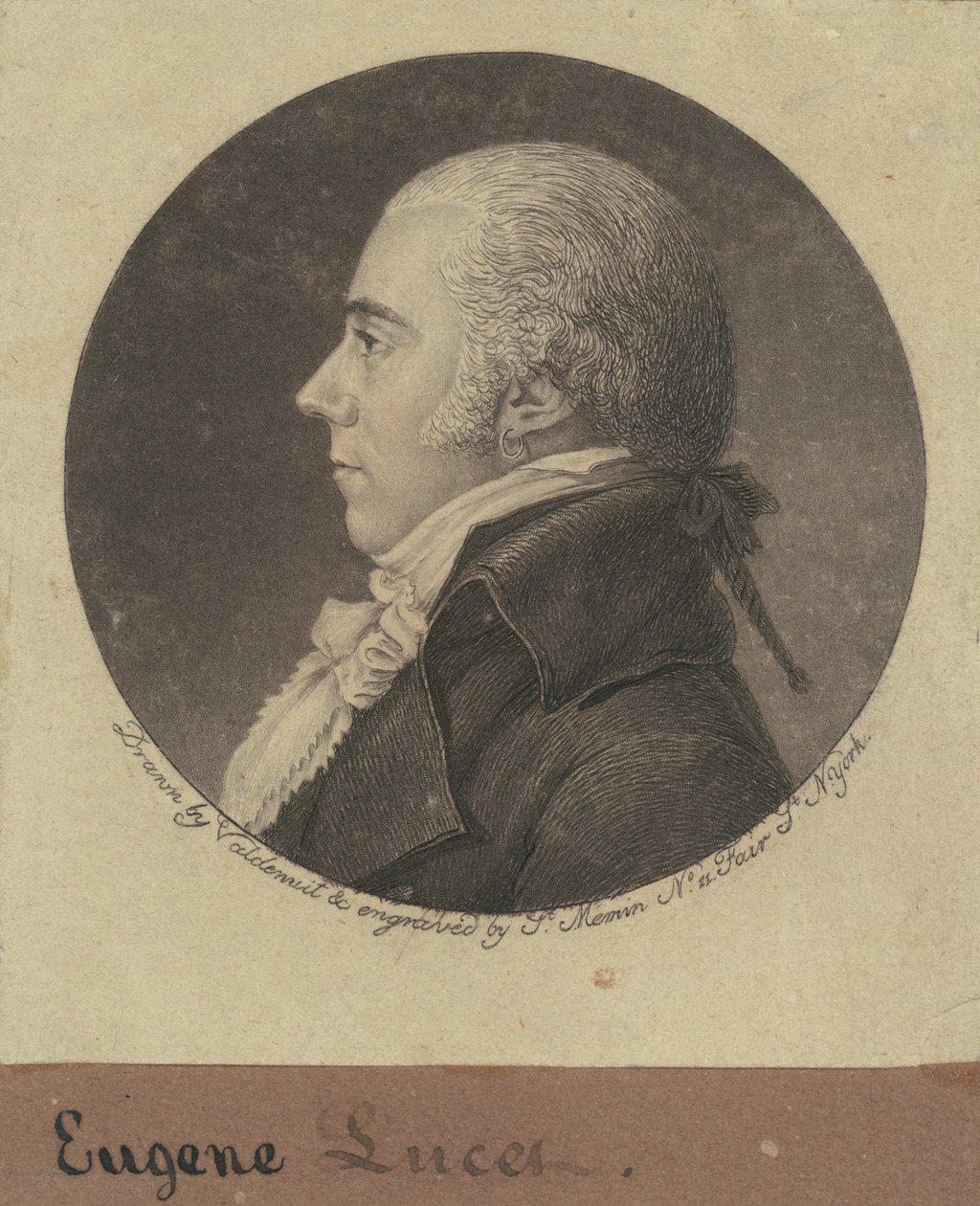 Eugene Lucet alkotó: Charles B. J. Févret de Saint Mémin