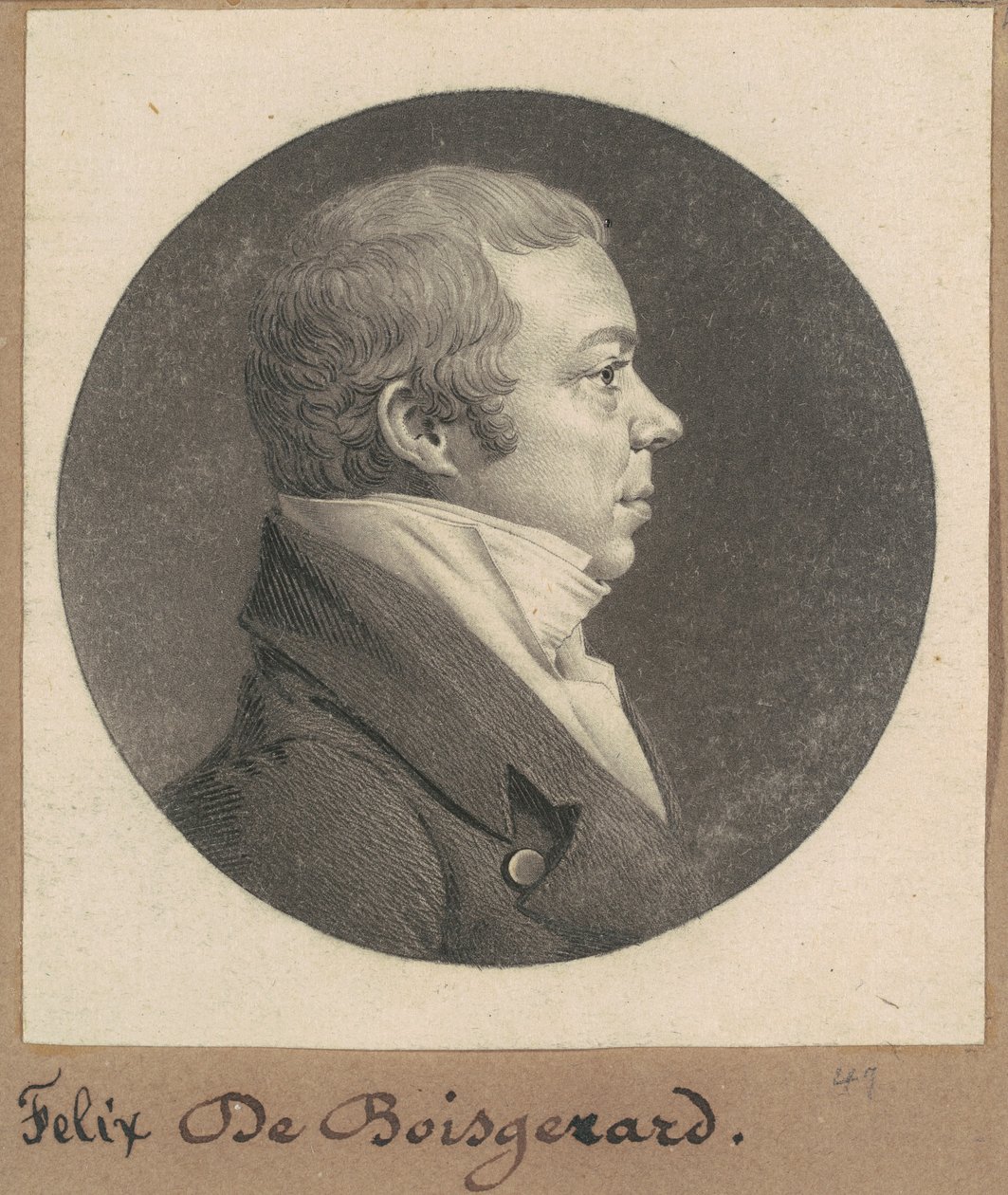 Felix Constant de Boisgerard alkotó: Charles B. J. Févret de Saint Mémin