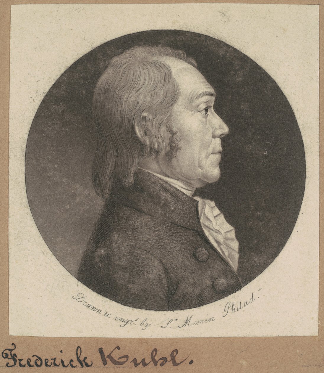 Frigyes Kuhl alkotó: Charles B. J. Févret de Saint Mémin