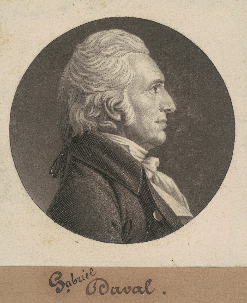 Gabriel Duvall alkotó: Charles B. J. Févret de Saint Mémin