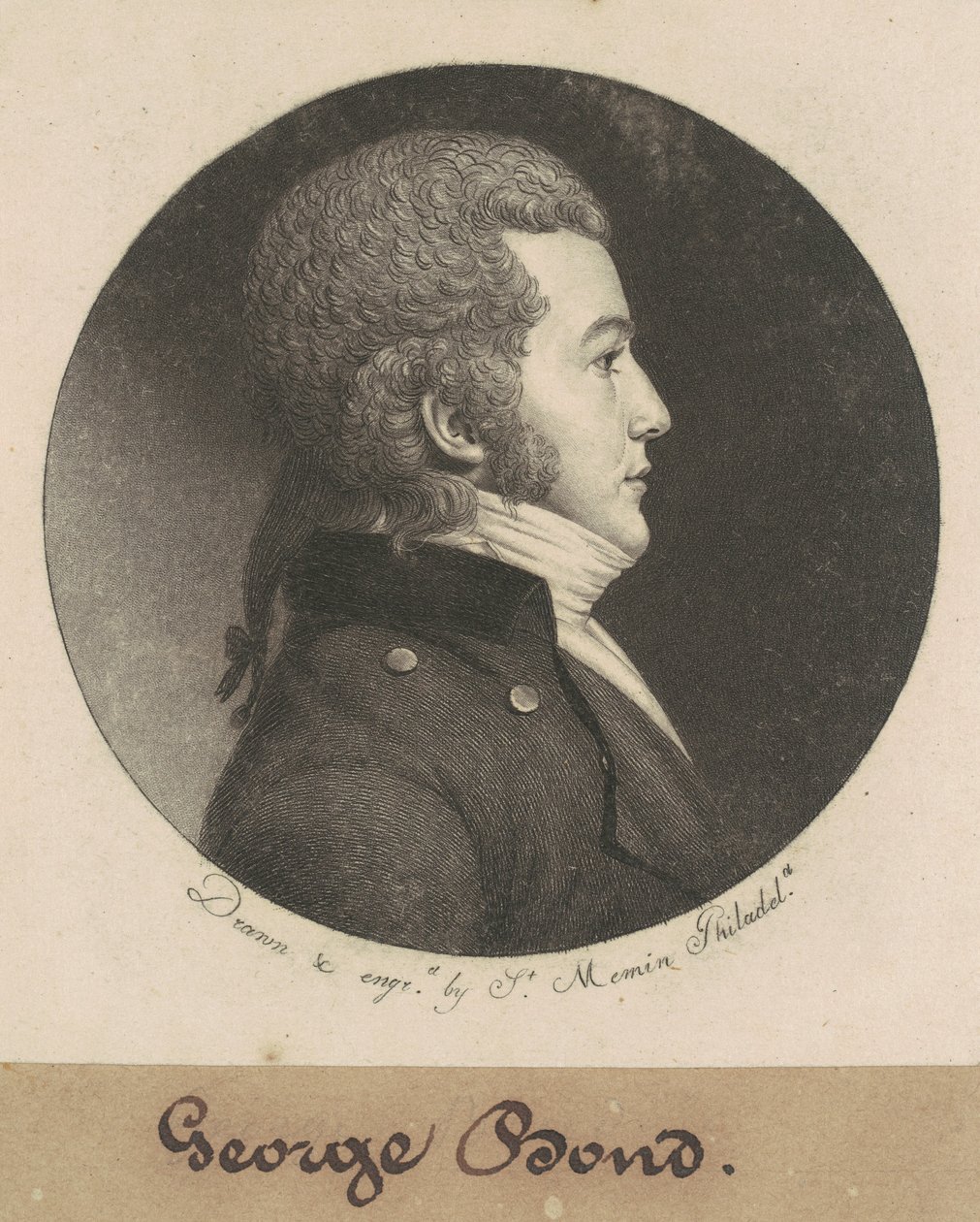 George Bond alkotó: Charles B. J. Févret de Saint Mémin