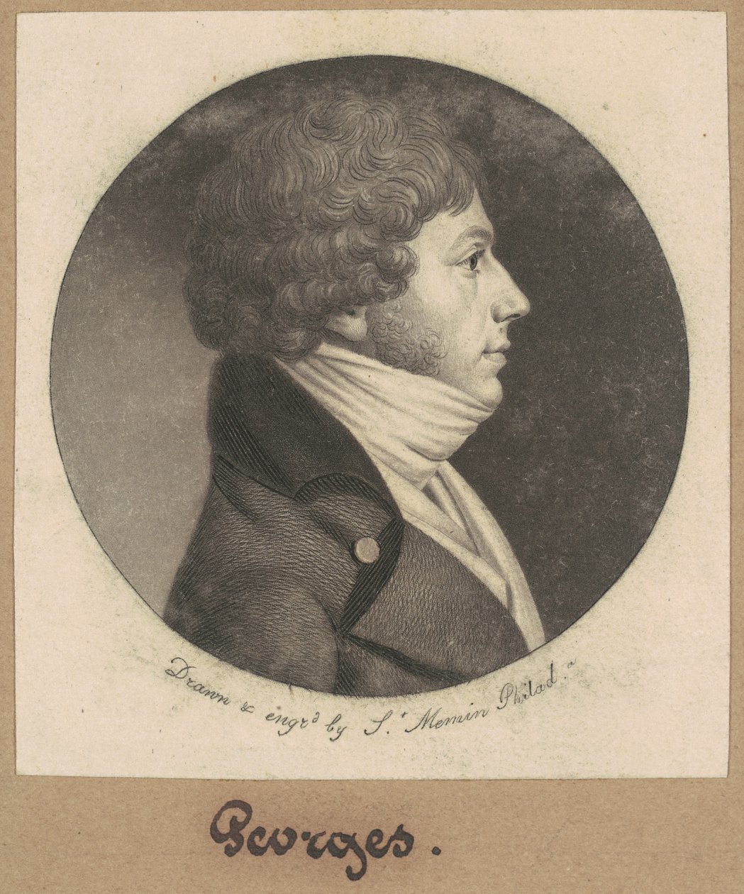 Georges alkotó: Charles B. J. Févret de Saint Mémin