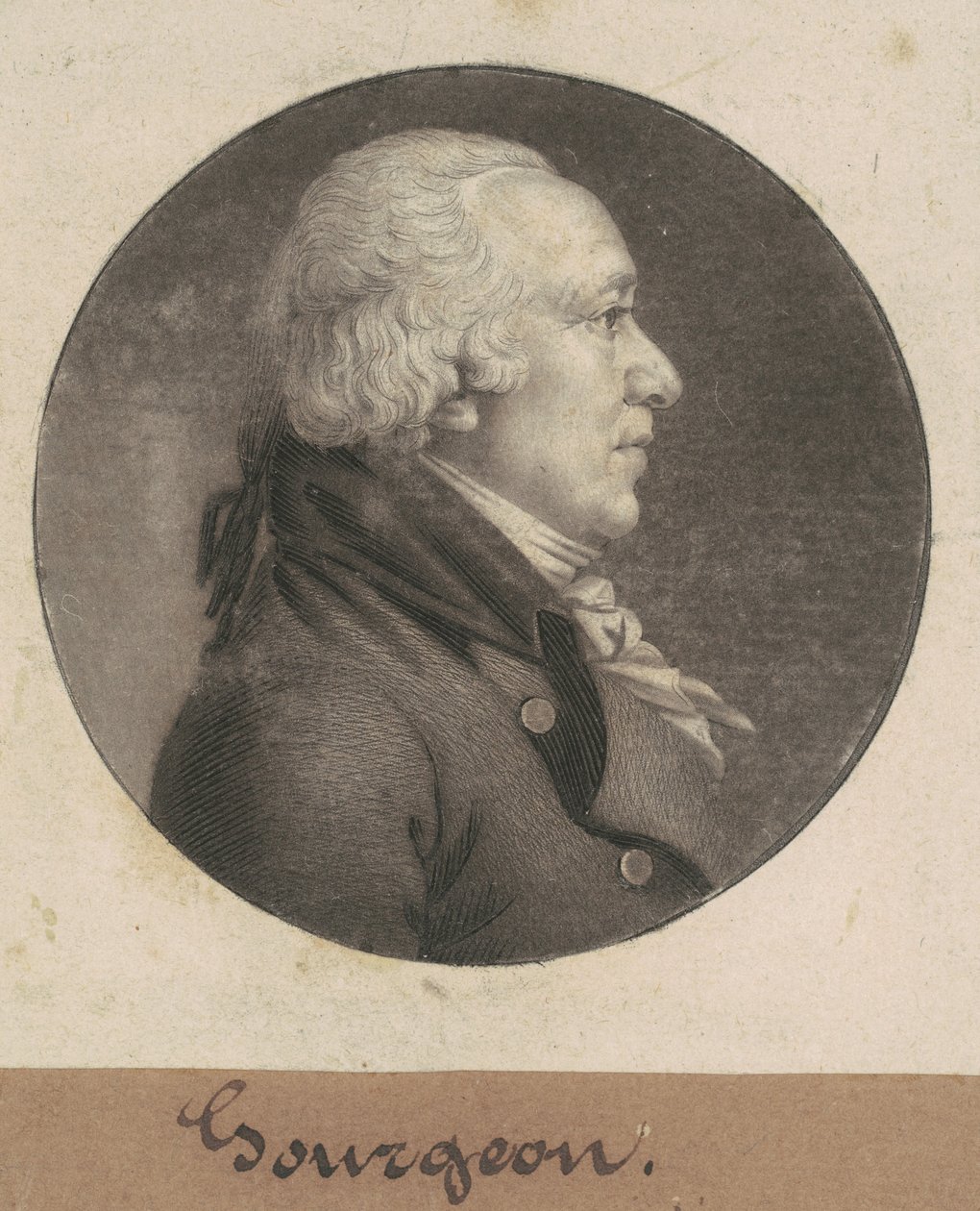 Gourgeon alkotó: Charles B. J. Févret de Saint Mémin