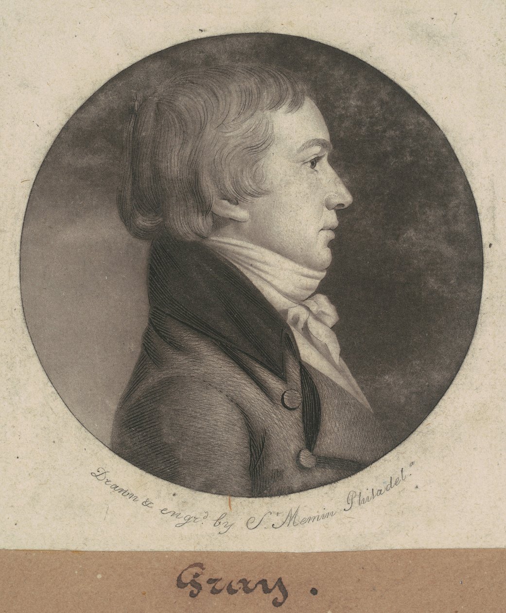 szürke alkotó: Charles B. J. Févret de Saint Mémin